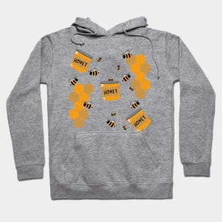 Golden Honeycomb and Busy Bees Hoodie